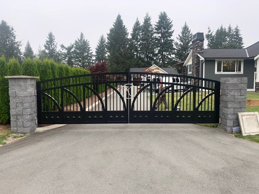 Aluminum Automated Driveway Gates