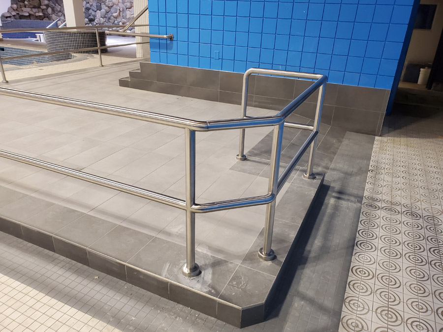 stainless steel handrail